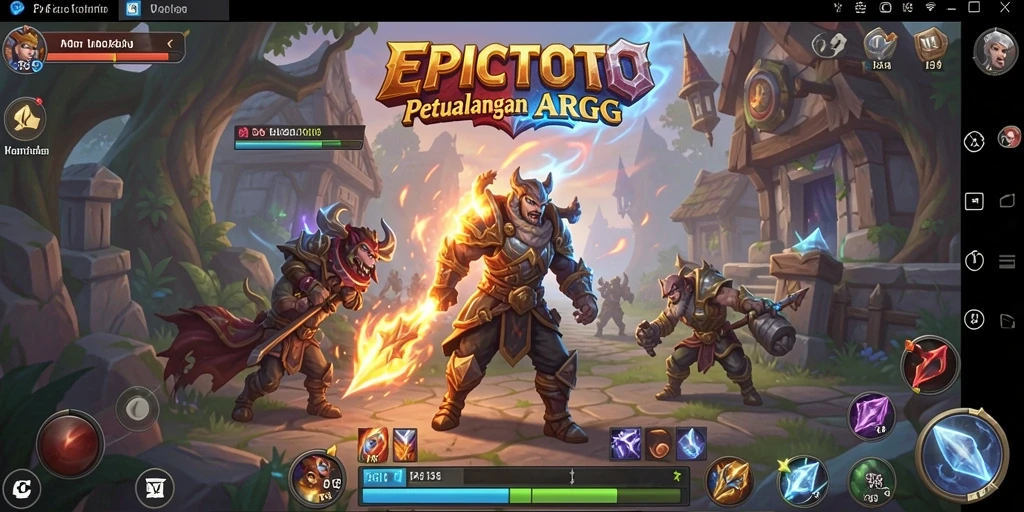 Tangkapan layar gameplay <strong>EPICTOTO</strong> menampilkan aksi seru dalam dunia ARPG.