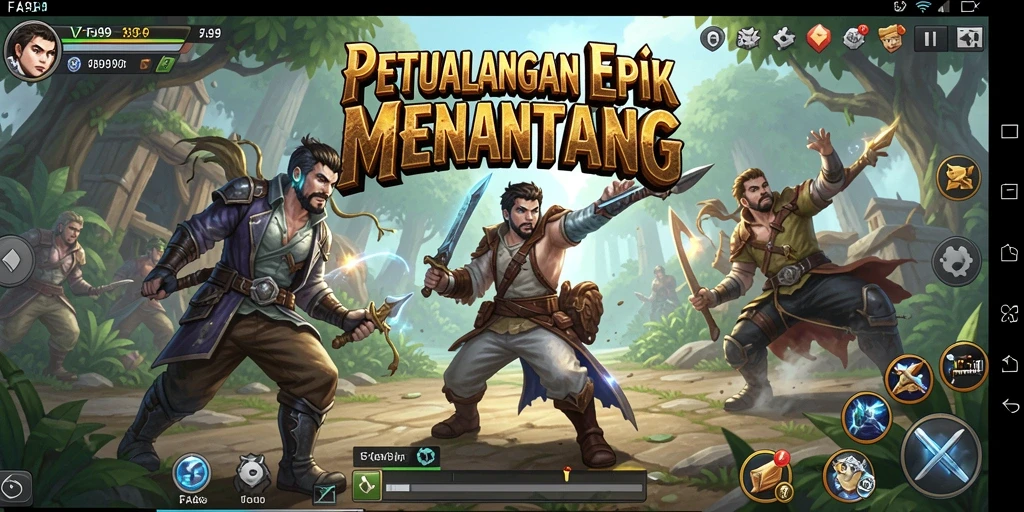 Tampilan gameplay FA99 yang mendebarkan dan penuh aksi.