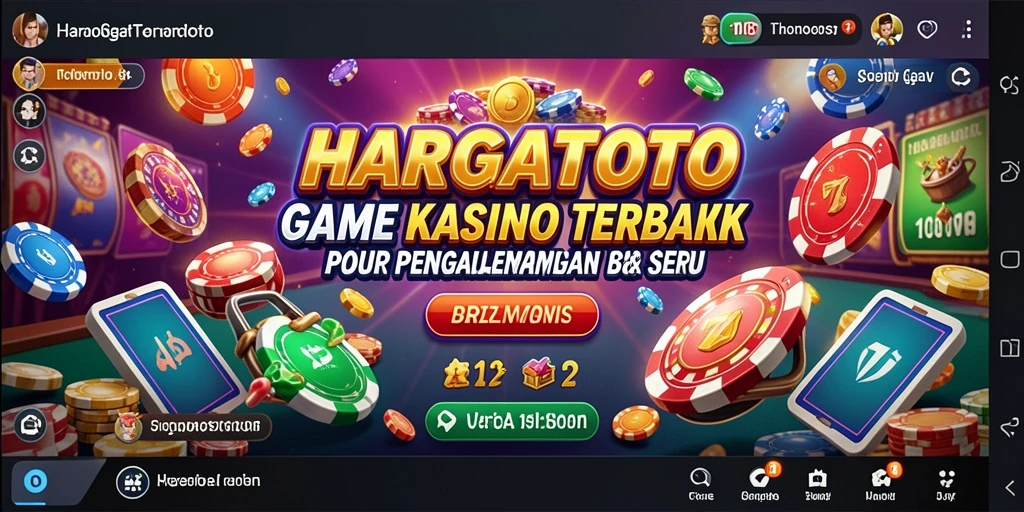 Tampilan gameplay HARGATOTO yang menawan dan interaktif.