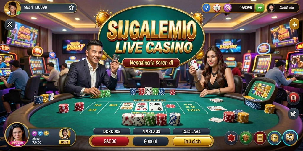 Tampilan gameplay ID098 yang mendebarkan di Live Casino.