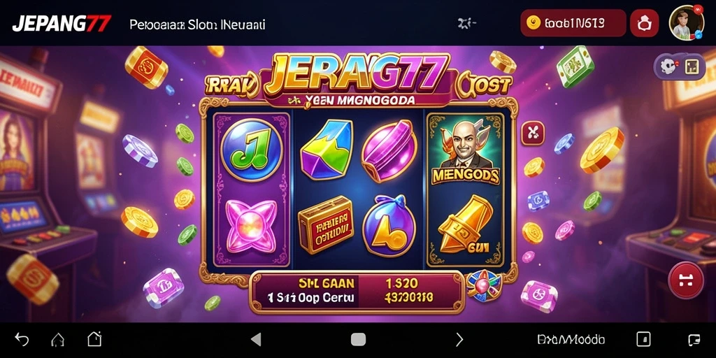 Tampilan gameplay menarik dari permainan Slot JEPANG77.