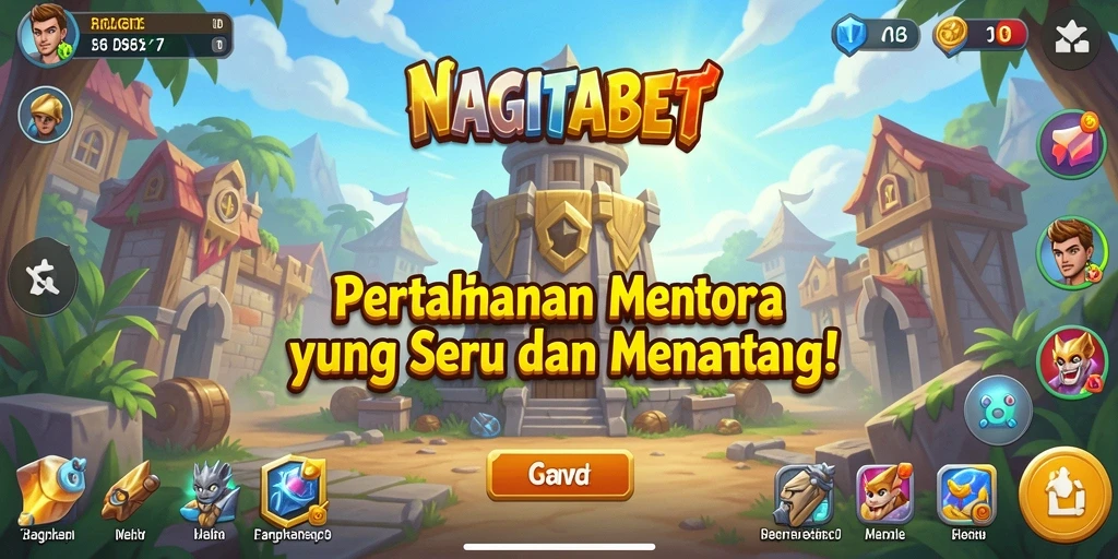 Screenshot gameplay menara yang menakjubkan di NAGITABET.