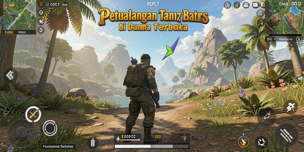Tampilan gameplay PCPC7 yang menakjubkan dalam dunia Open World.