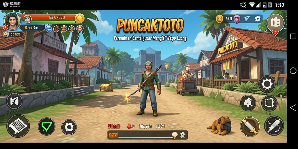 Screenshot PUNCAKTOTO menampilkan gameplay yang menyenangkan dan menarik.