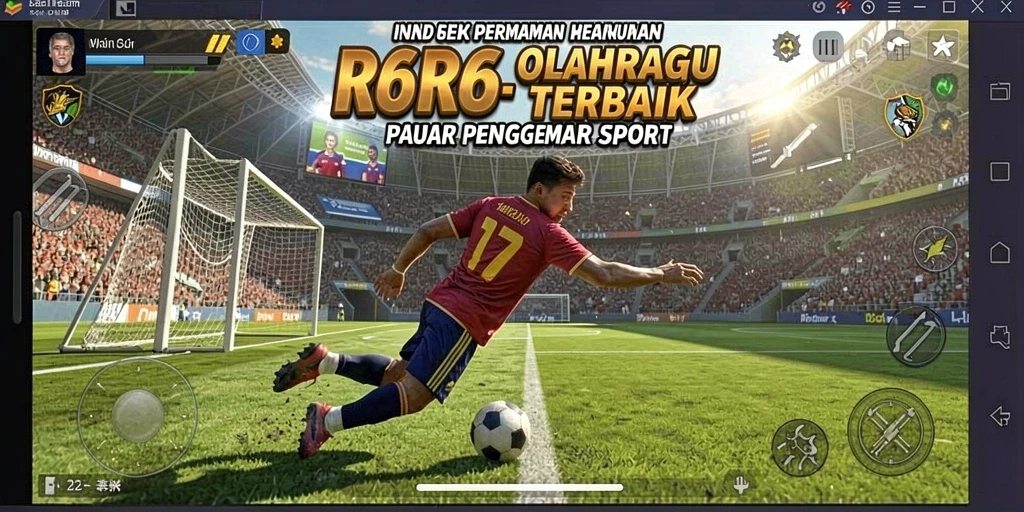Gameplay R6R6 yang mendebarkan dan penuh aksi olahraga.