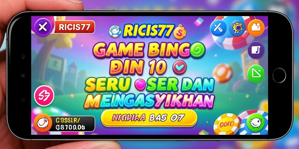 Tampilan gameplay seru di RICIS77 dengan penuh tantangan Bingo.