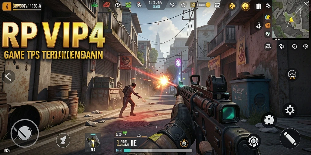 Tampilan gameplay menegangkan dalam RPVIP4 yang menawarkan momen aksi seru.
