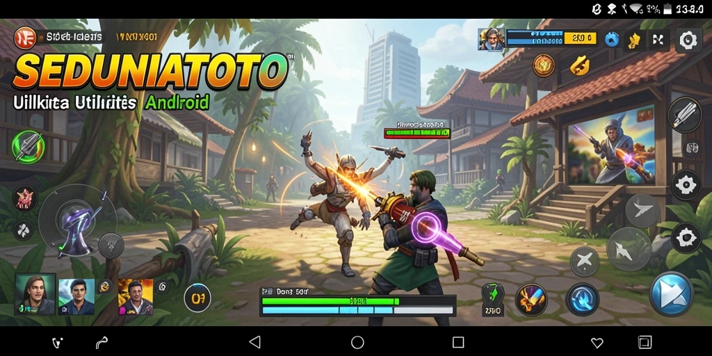 Tampilan antarmuka pengguna SEDUNIATOTO yang sederhana dan intuitif.